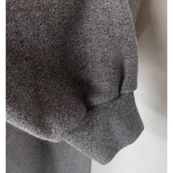 Vintage Lee Heavyweight Sweatshirt Crewneck Sz Medium Gray Embroidery Fredonia - Picture 3 of 11